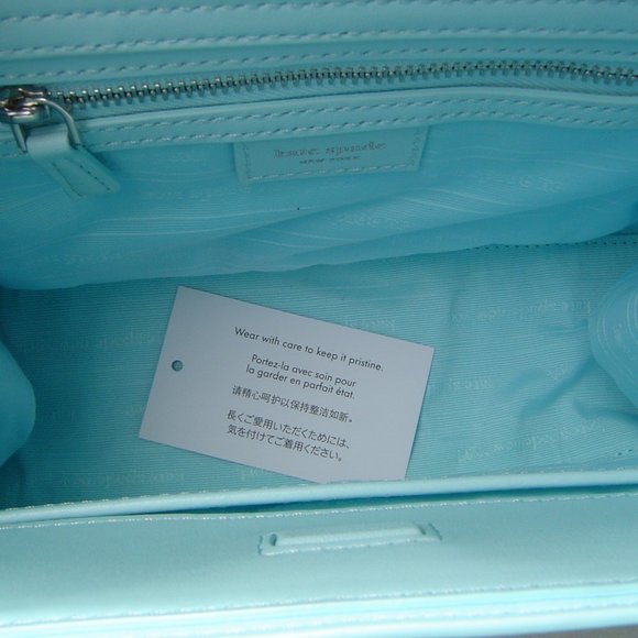 NEW AUTHENTIC KATE SPADE SAM ICON BLUE OMBRE SEQUIN SMALL TOTE #KC238 - Picture 9 of 13